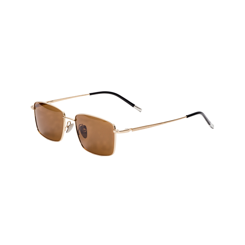 Wholesale Customization Exquisite Fashion 100% Uv Protection Semi-Titanium Glasses Frames Sunglasses Sun Glasses