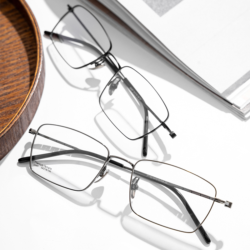 Factory Direct Customizable Durable Comfortable Semi-Titanium Glasses Frames Spectacle Frames Eye Glass