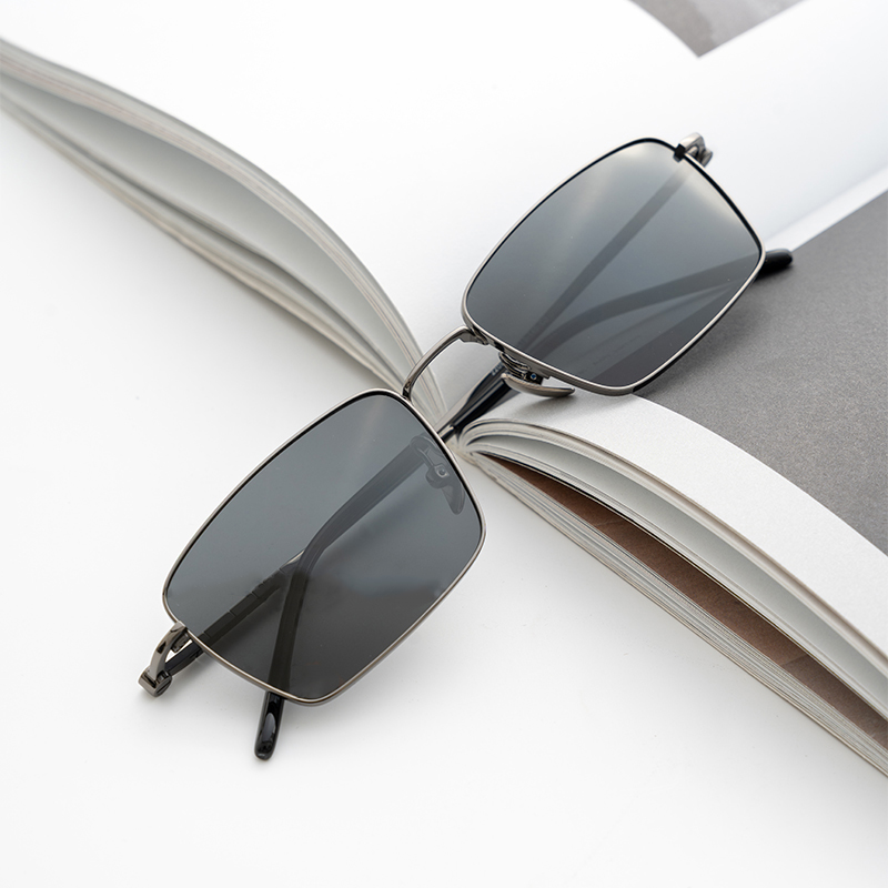 Luxury Stylish Personalized Outdoor Protected Semi-Titanium Glasses Frames Sunglasses Sun Glasses