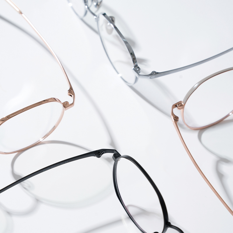 High Quality Lightweight Durable Outdoor Activities Suitable For Both Men And Women Semi-Titanium Eyeglasses Spectacle Frames