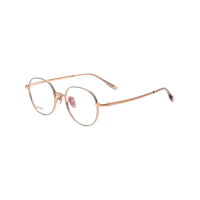 Exquisite Luxurious Comfortable Cheap Factory Price Glasses For Both Men And Women Semi-Titanium Eyewear Frames Eye Glass