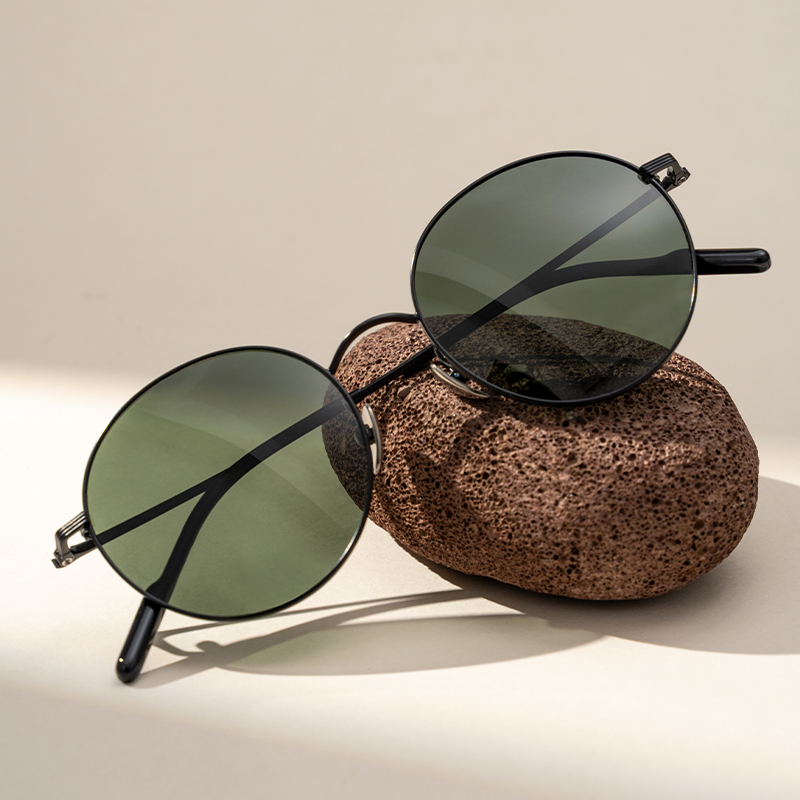 HJ18016-Titanium Sunglasses