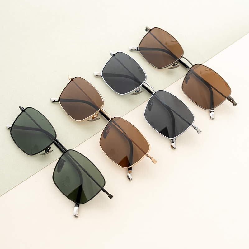 HJ22083-Titanium Sunglasses