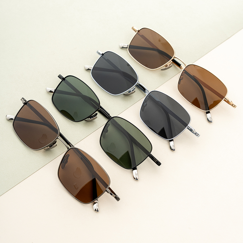 HJ22091-Titanium Sunglasses