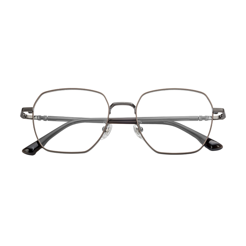 HJ16461-Metal New Polygon eyewear Frames optical frames metal Spectacle frames Korean version Comfortable for Men and Women to wear 