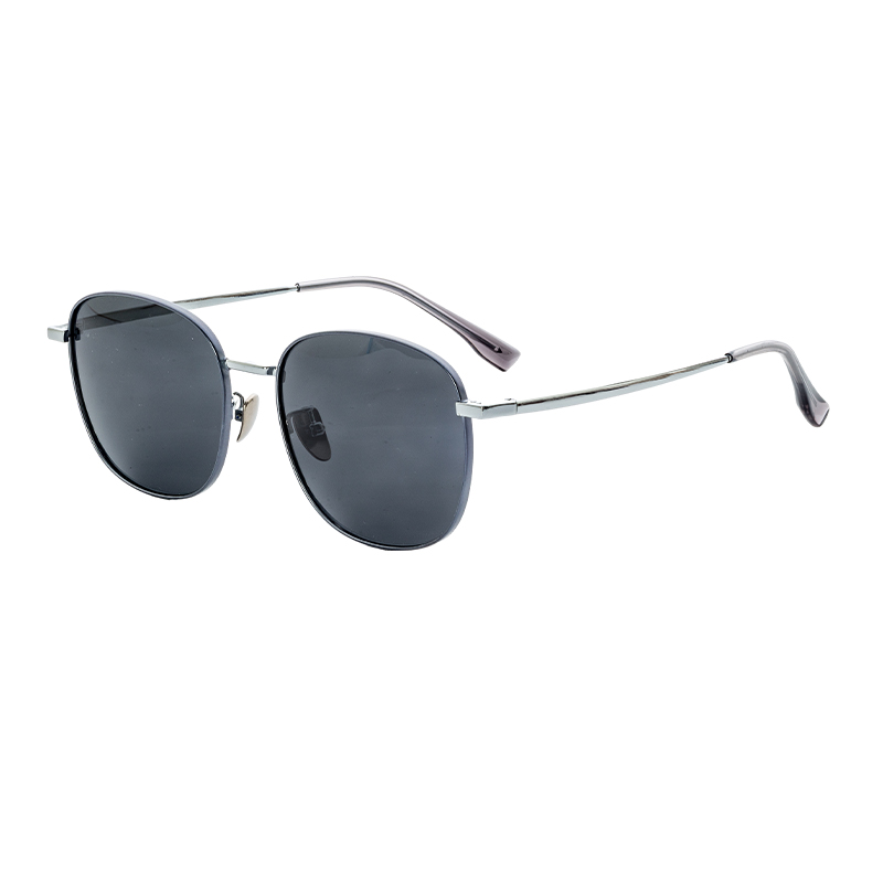 HJ16462-Metal Custom  Fashion Retro Sunglasses Round eyewear Metal  Anti-Blue Light Sun Glasses  For Men And Women Lightweight 