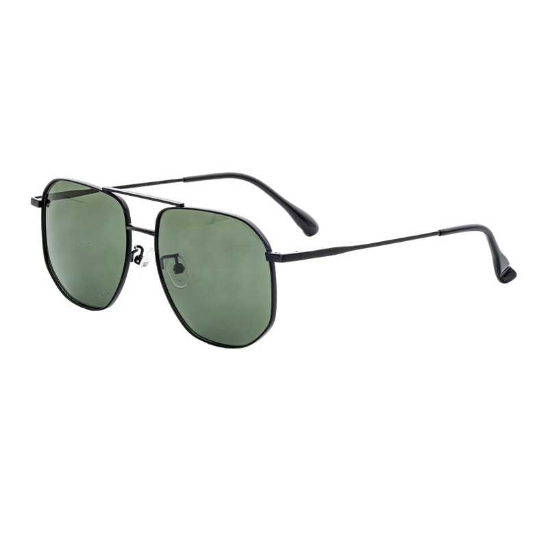 HJ16464-Metal Factory Custom Wholesale Price Stylish Sun Glasses Double Beam Design Metal Sun spectacles