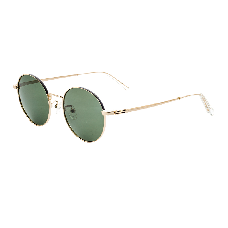 HJ16465-Metal Custom Retro Round Sunglasses for Men Metal Solar spectacles Fashionable Lightweight Sunglasses for Women