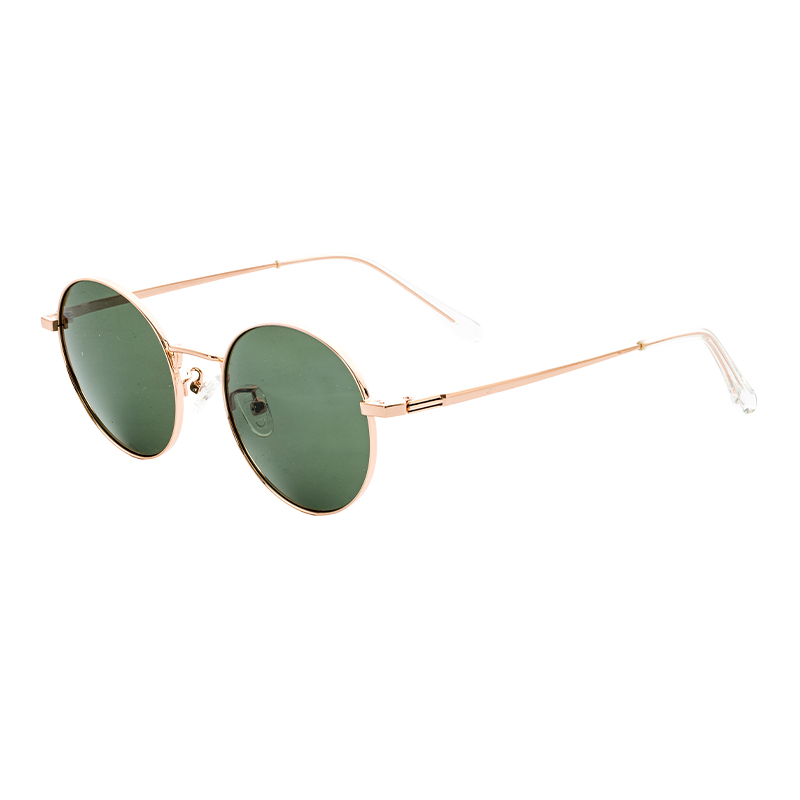 HJ16465-Metal Custom Retro Round Sunglasses for Men Metal Solar spectacles Fashionable Lightweight Sunglasses for Women
