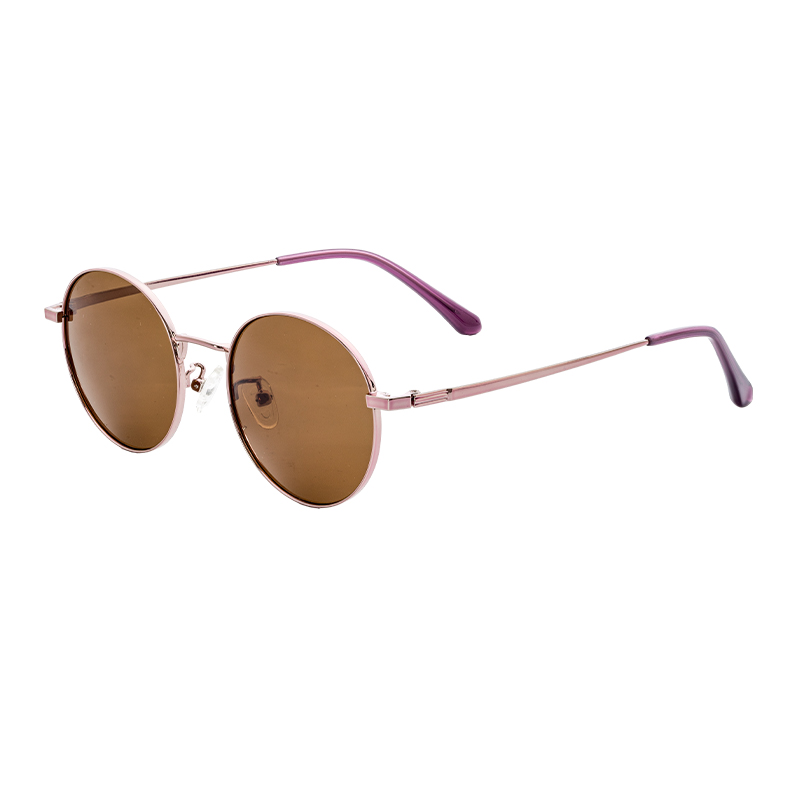 HJ16465-Metal Custom Retro Round Sunglasses for Men Metal Solar spectacles Fashionable Lightweight Sunglasses for Women