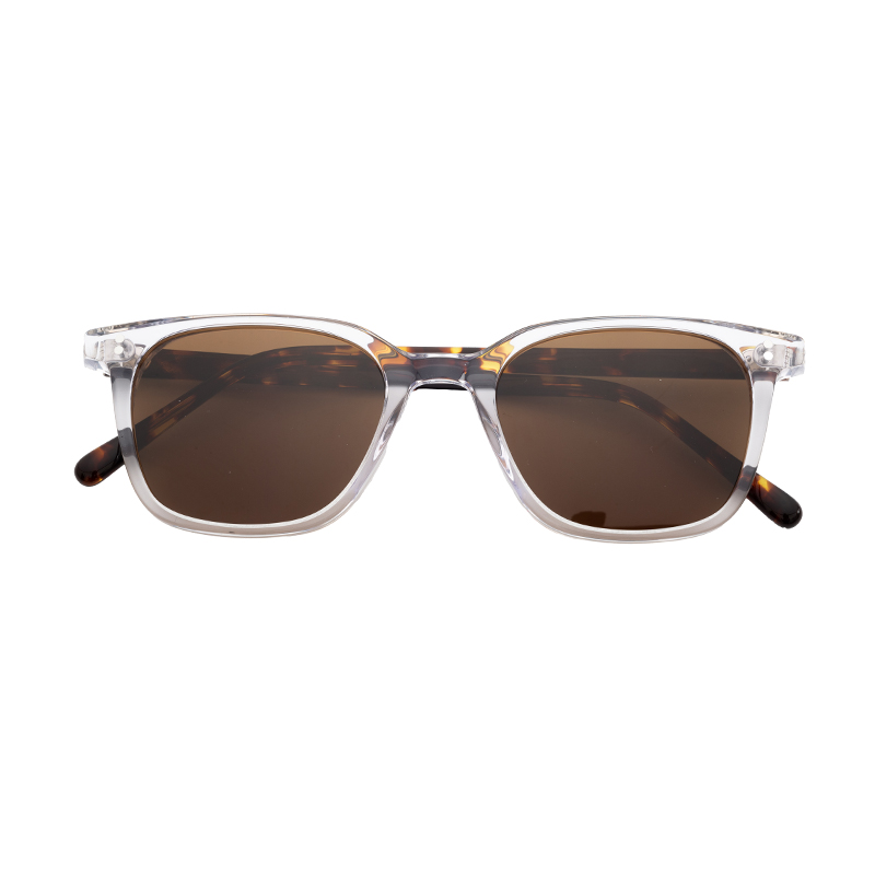 HJ16187-Acetate Acetic Acid Sunglasses Women\'s square Men\'s Polarized Glasses Riveted Sunglasses Clear High Quality Driving Acetate Sunglasses