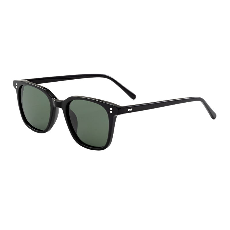 HJ16187-Acetate Acetic Acid Sunglasses Women\'s square Men\'s Polarized Glasses Riveted Sunglasses Clear High Quality Driving Acetate Sunglasses
