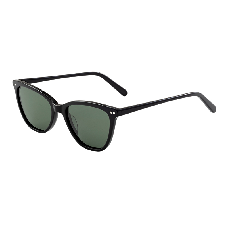 HJ16358-Acetate Classic Vintage cat Eye Acetate Sunglasses Male Female Oculos De Sol Polarized Womens Sunglasses