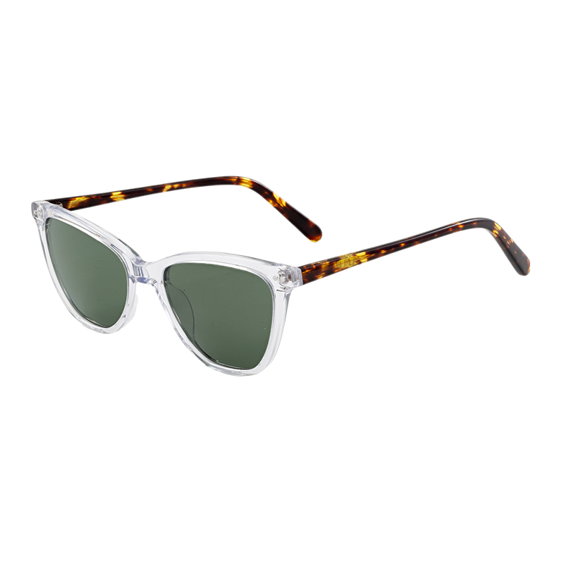 HJ16358-Acetate Classic Vintage cat Eye Acetate Sunglasses Male Female Oculos De Sol Polarized Womens Sunglasses