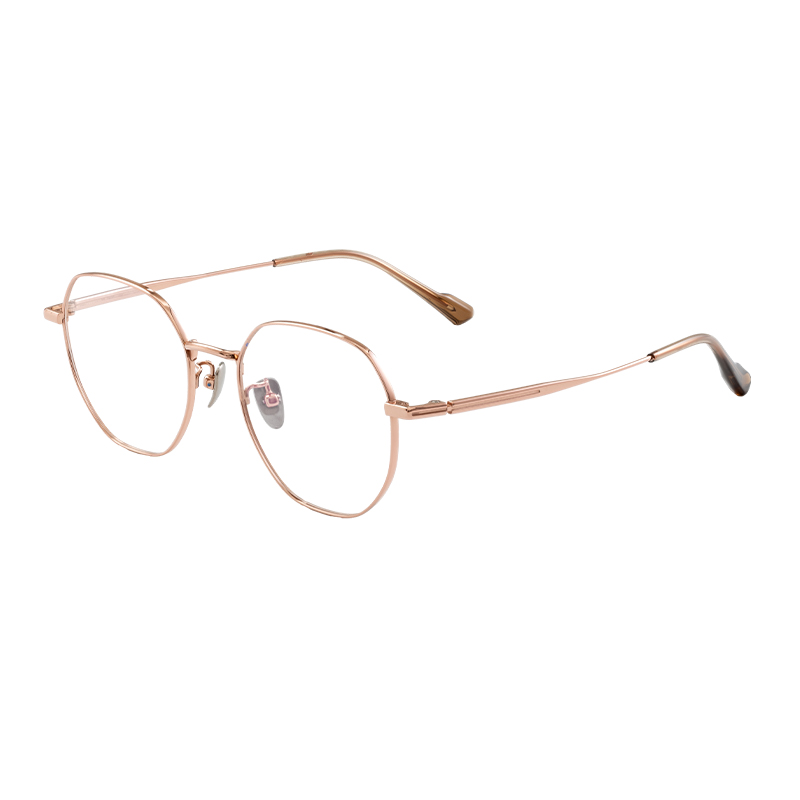 HJ26021-Titanium Wholesale Pure Titanium Full frame Eyeglasses Frames for Men Lightweight youth Optical Glasses