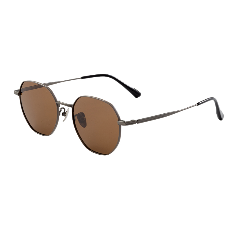 HJ26021-Titanium Premium Pure Titanium sunglasses men Comfortable Daily Wear for Men & Women polarized sunglasses