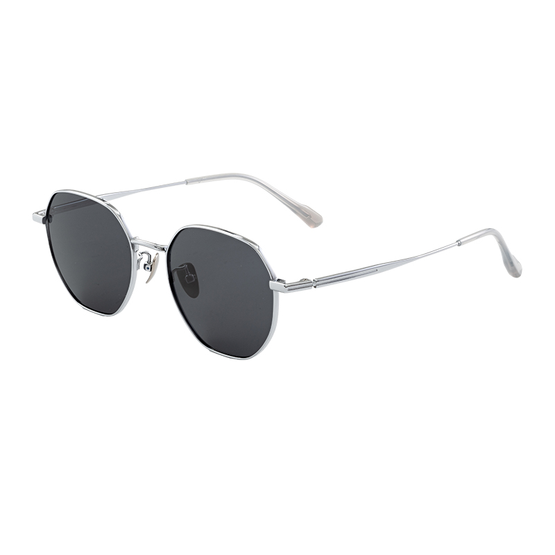 HJ26021-Titanium Premium Pure Titanium sunglasses men Comfortable Daily Wear for Men & Women polarized sunglasses