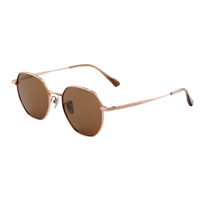 HJ26021-Titanium Premium Pure Titanium sunglasses men Comfortable Daily Wear for Men & Women polarized sunglasses