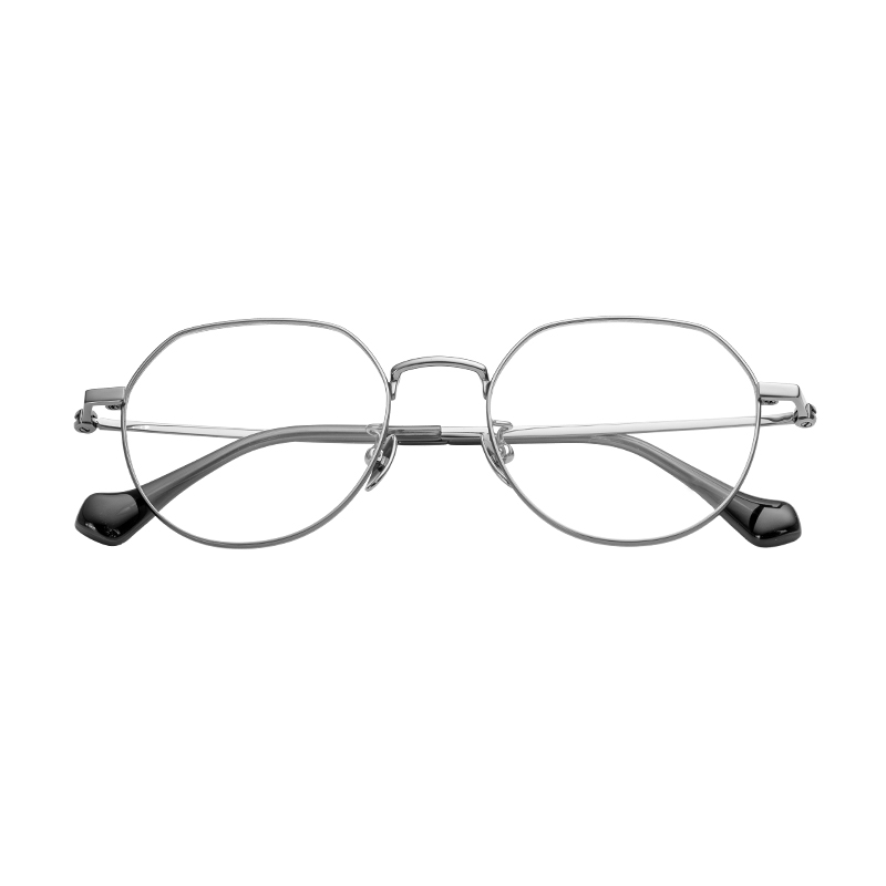 HJ2018- Titanium New Semi-Titanium Eyeglass frames Durable Full-Rim Prescription Glasses Frames Bulk Supplier