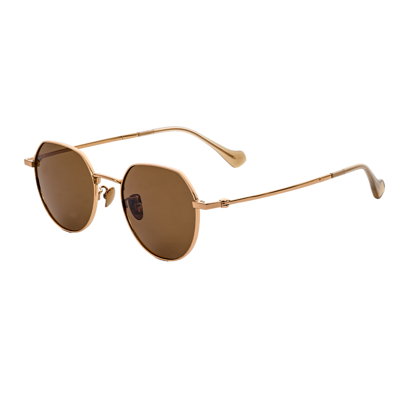HJ2018-Titanium Premium Semi-Titanium Sunglass Frames Adjustable Temple UV400 casual fashion Sunglasses for Outdoor drive