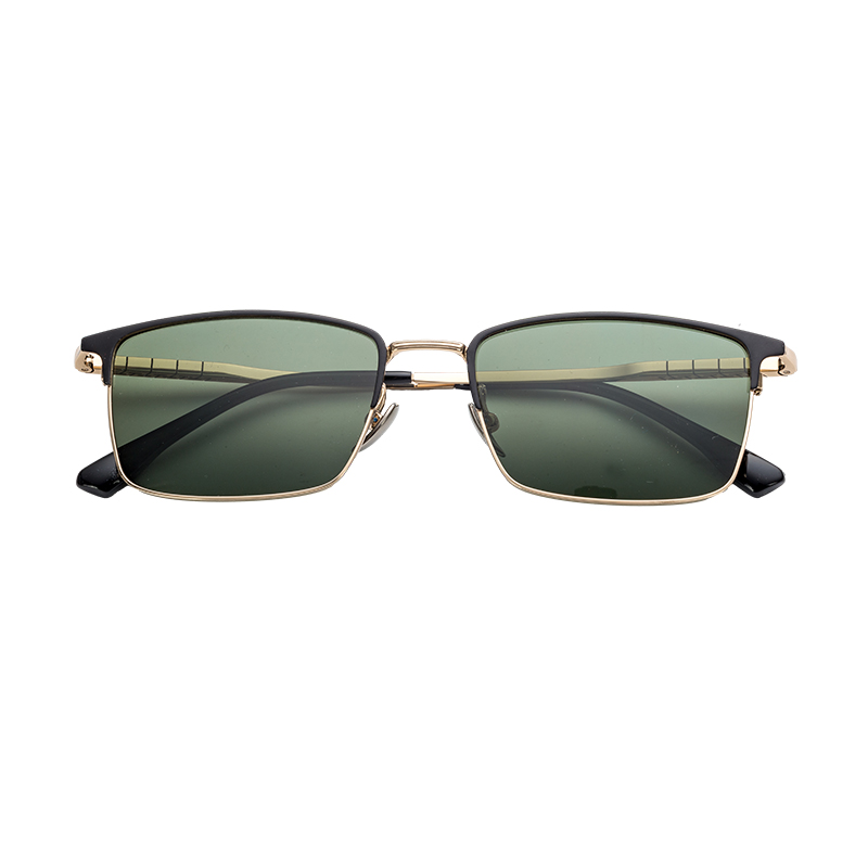 HJ18824-Titanium Durable Semi-Titanium UV400 Sports Sunglasses Hiking Fishing & Extreme Outdoor Adventures