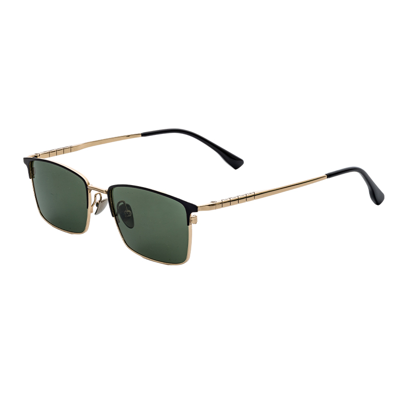HJ18824-Titanium Durable Semi-Titanium UV400 Sports Sunglasses Hiking Fishing & Extreme Outdoor Adventures