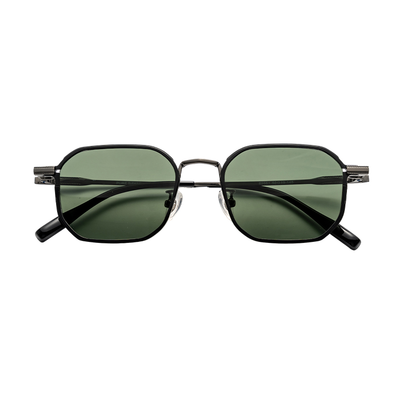 HJ69661-Titanium Premium Titanium Frame Sunglasses with Polarized Lenses for Business Trips Outdoor Meetings Daily Commute luxury sunglasses