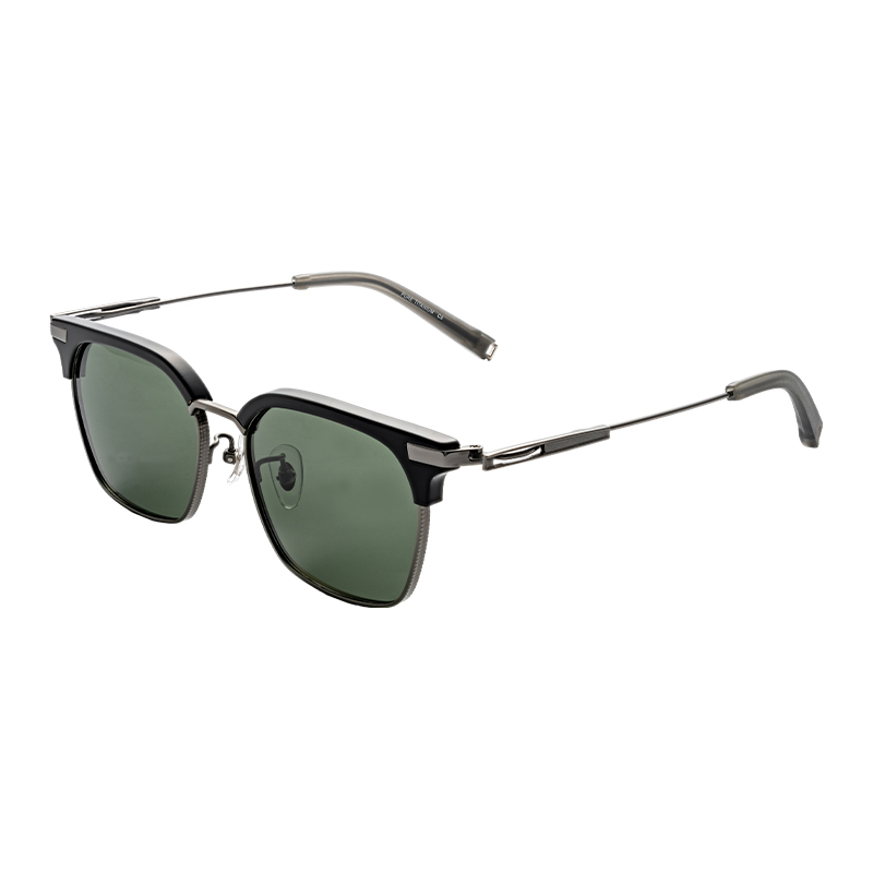 HJCK9841-Titanium Custom polarized sunglasses Durable Titanium Frame Sunglasses Long Lasting luxury sunglasses men