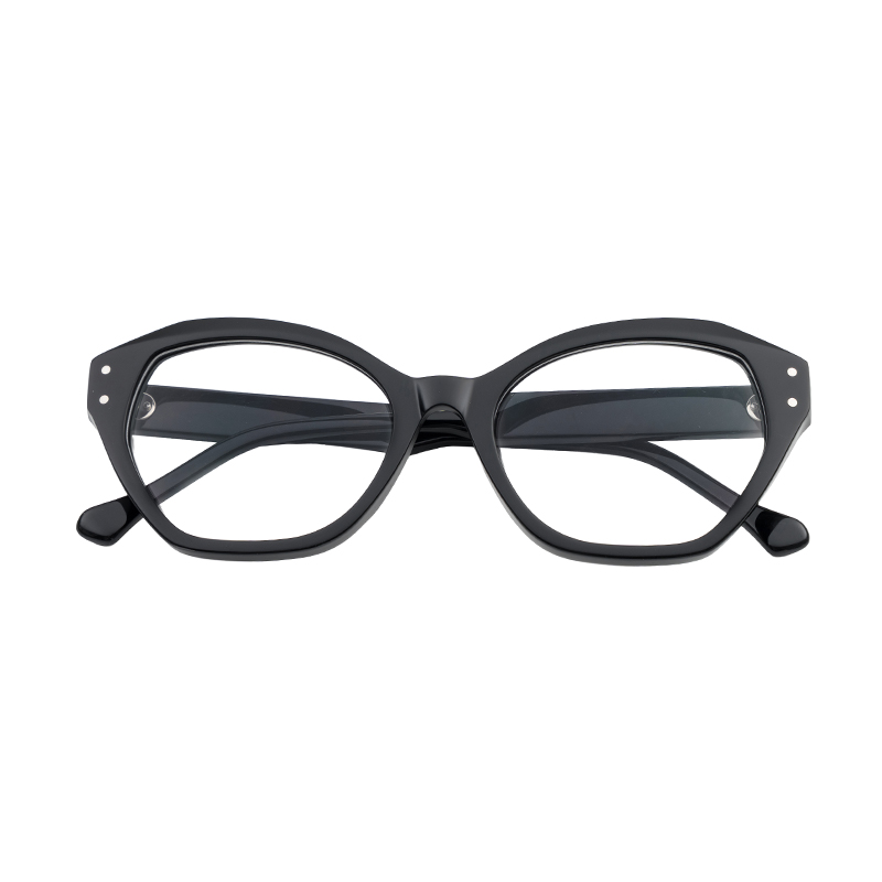 HJ16192-Acetate Low MOQ Fast Dispatch Handmade Full Rim Cat Eye Specialty Frames Multicolor Acetate Optical Eyeglass Frames Eyewear