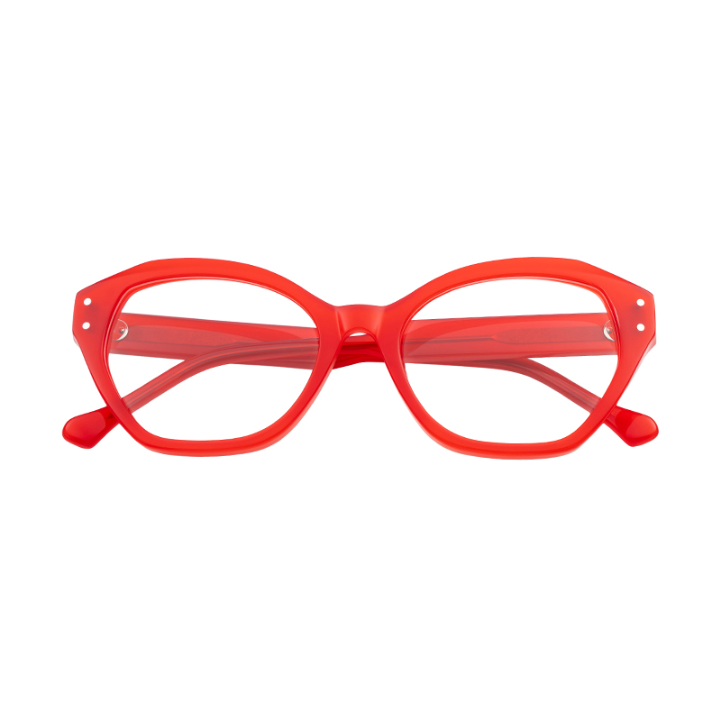 HJ16192-Acetate Low MOQ Fast Dispatch Handmade Full Rim Cat Eye Specialty Frames Multicolor Acetate Optical Eyeglass Frames Eyewear
