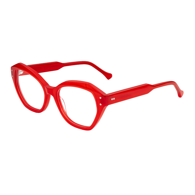 HJ16192-Acetate Low MOQ Fast Dispatch Handmade Full Rim Cat Eye Specialty Frames Multicolor Acetate Optical Eyeglass Frames Eyewear