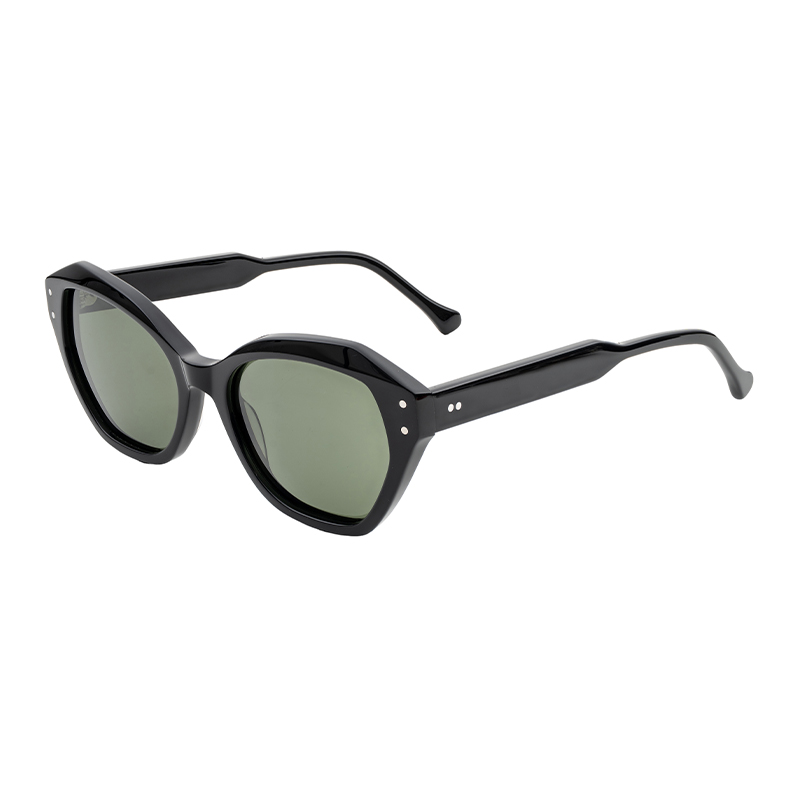 HJ16192-Acetate Ready Stock Thick Rim Geometric Polarized Sunglasses Mixed Colors Bulk Order