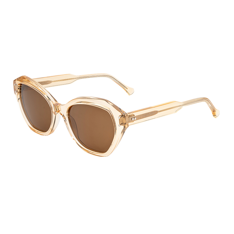 HJ16192-Acetate Ready Stock Thick Rim Geometric Polarized Sunglasses Mixed Colors Bulk Order