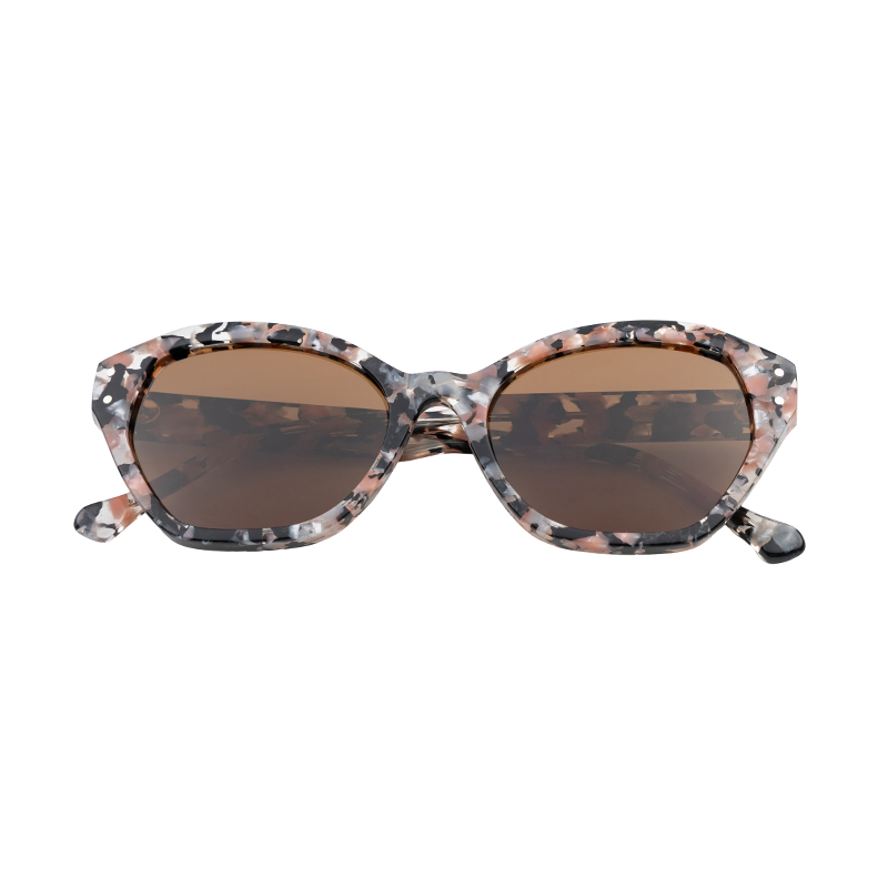 HJ16192-Acetate Ready Stock Thick Rim Geometric Polarized Sunglasses Mixed Colors Bulk Order
