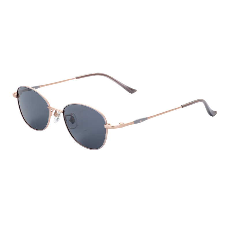 HJ80222-Italian Style Round Colorful Fashion Half Titanium Frame Sunglasses For Men And Women Shades UV400 Protection