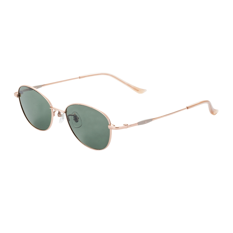 HJ80222-Italian Style Round Colorful Fashion Half Titanium Frame Sunglasses For Men And Women Shades UV400 Protection
