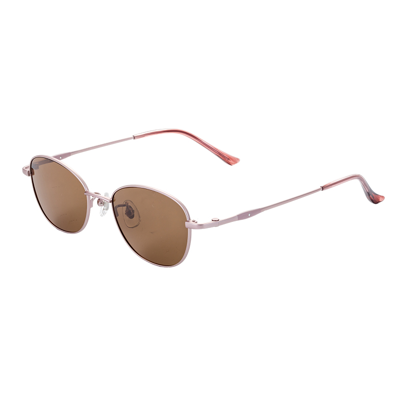 HJ80222-Italian Style Round Colorful Fashion Half Titanium Frame Sunglasses For Men And Women Shades UV400 Protection