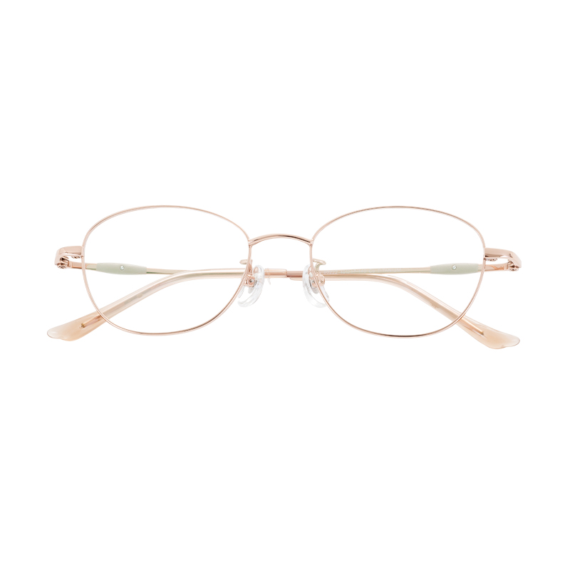 HJ80222-Hot Selling Super Light New Model High Quality Eyewear Designer Half Titanium Glasses Frames For Men Women Use