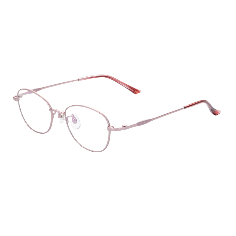 HJ80222-Hot Selling Super Light New Model High Quality Eyewear Designer Half Titanium Glasses Frames For Men Women Use