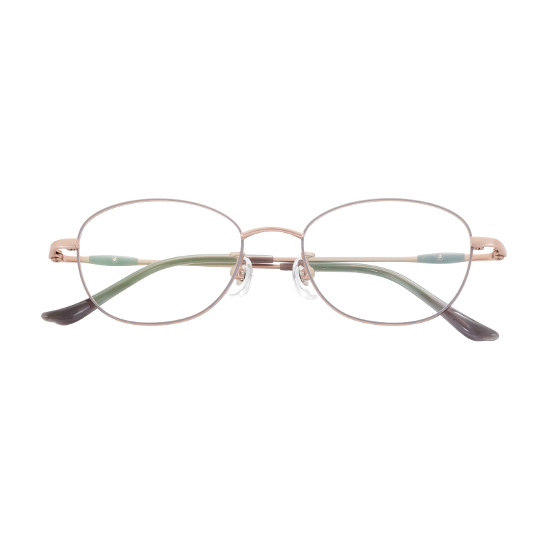 HJ80222-Hot Selling Super Light New Model High Quality Eyewear Designer Half Titanium Glasses Frames For Men Women Use